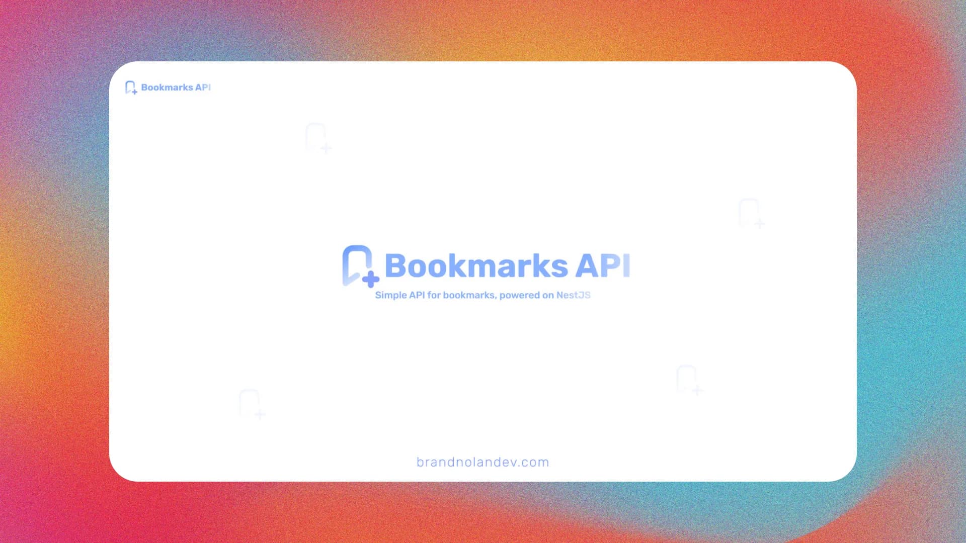 Bookmarks API